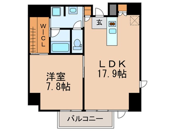 クレグラン天満の物件間取画像